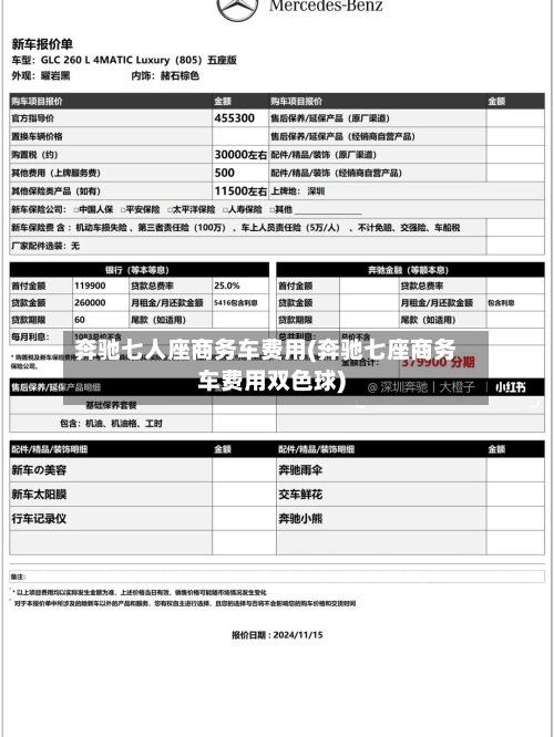 奔驰七人座商务车费用(奔驰七座商务车费用双色球)-第3张图片
