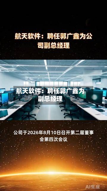 航天软件：聘任郭广鑫为副总经理-第3张图片